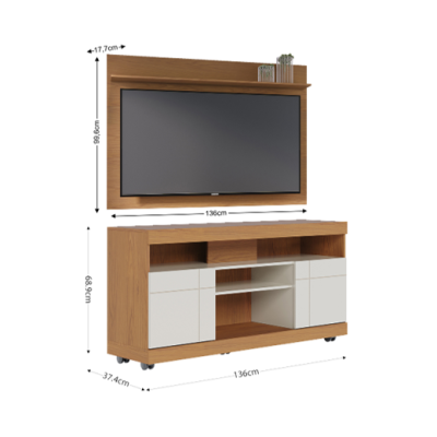PAINEL MAIA FREIJO 1.36M COD 250.078,250.077